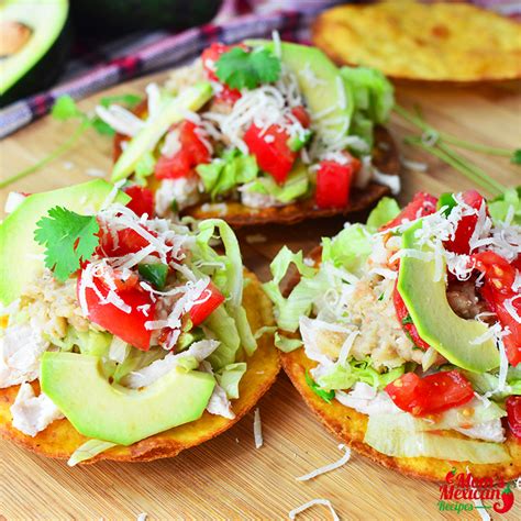 Easy Chicken Tostadas Recipe Mom S Mexican Recipes