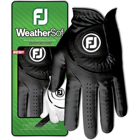 FootJoy WeatherSof Black Golf Gloves - Carl's Golfland