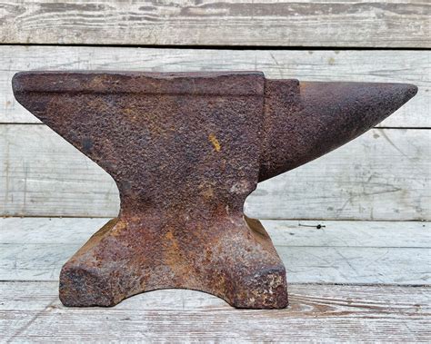 Antique Anvil 50 Pound Anvil Blacksmith Tool Primitive Etsy