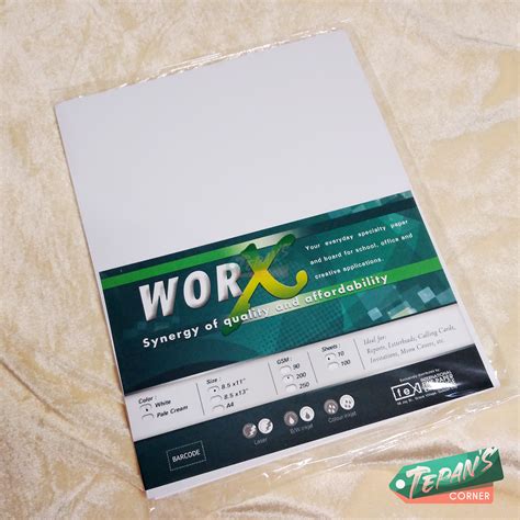 Worx Specialty Board 10 Sheets Per Pack Lazada Ph