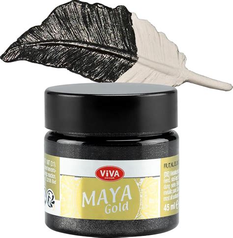 Amazon Viva Decor Maya Gold Hematite 1 52 Fl Oz Shiny Metallic