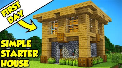 Simple Minecraft Survival House Tutorial