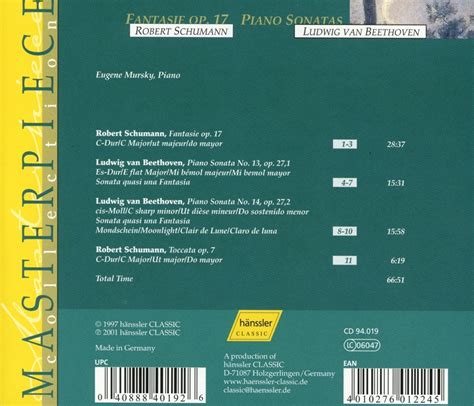 Robert Schumann Fantasie Op 17 CD Jpc