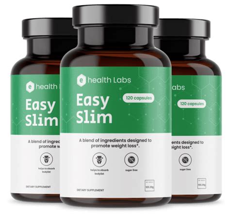 Easy Slim - Dietary supplement to control your weight | e-Health Labs