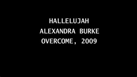 Hallelujah Alexandra Burke Karaoke Tradução legendas em