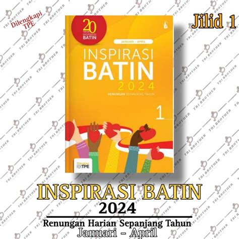 Jual Buku Renungan Harian Inspirasi Batin Jilid Januari April