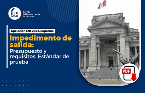 Impedimento De Salida Presupuesto Y Requisitos Estándar De Prueba