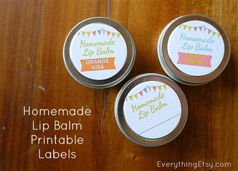 Homemade Lip Balm Recipe & Printable Labels {DIY Gift} - EverythingEtsy.com