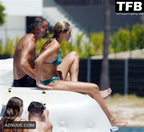 Zara Charles Sexy Seen Flaunting Her Hot Bikini Body At The Beach In Portugal AZNude