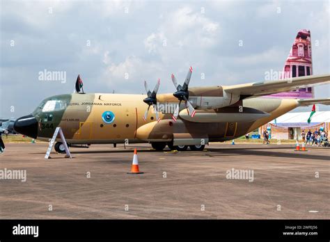 Royal Jordanian Air Force Lockheed C H Hercules Transport Plane From