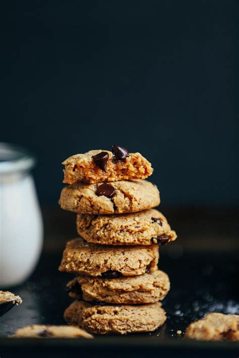 Almond Butter Chocolate Chip Cookies Minimalist Baker Recipes