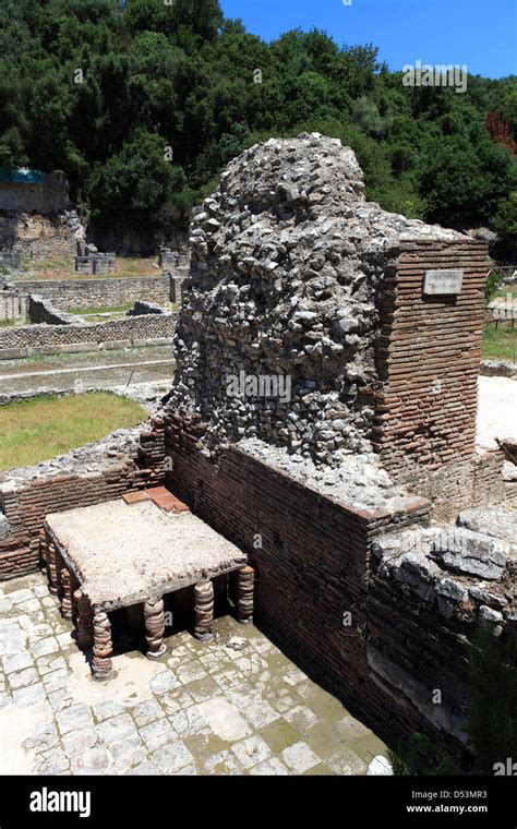 Ruinen Der Antiken St Tte Von Butrint Unesco Welterbe Nationalpark