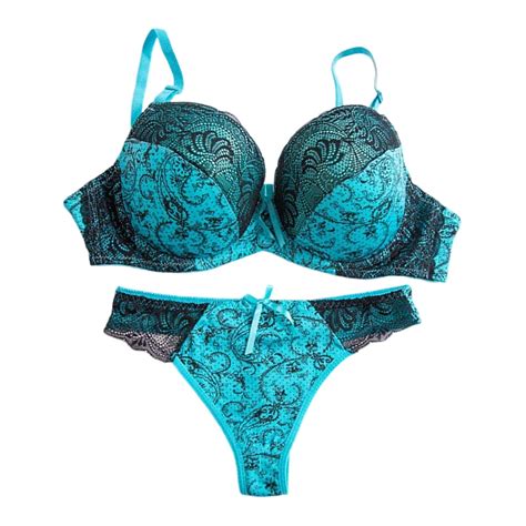 YUIVH Lingerie Set For Women Bra And Panty Set Sexy Bra Thong Set Lace