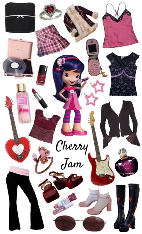 Cherry Jam Moodboard ️🍒 | Strawberry shortcake costume, Character ...