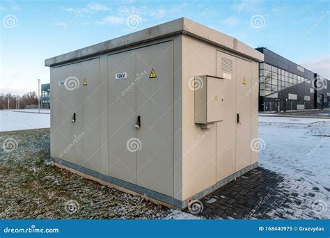 The Outdoor Electrical Control Cabinet Stock Image Image Of Urban