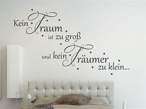 Wandtattoo Kein Traum ist zu groß und kein... | Wandtattoos.de
