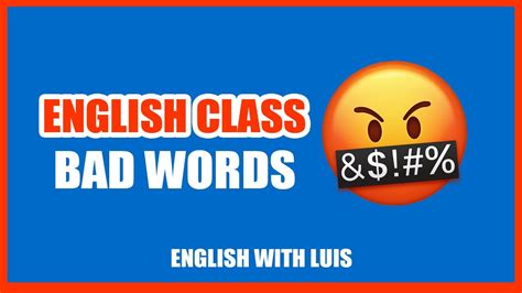 Decir Malas Palabras En Ingles English Bad Words YouTube