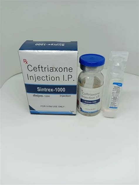 Sintrex Ceftriaxone Injections Ip G Gm At Rs Vial In Baddi