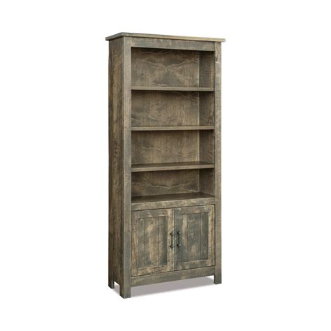 Houston Bookcase with Doors - Kings Impressions