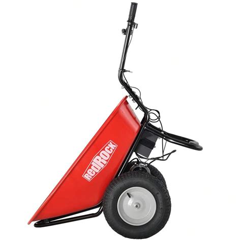 Merax RedRock Wheelbarrow Utility Cart Electric Powered 24V DC 180W AGM