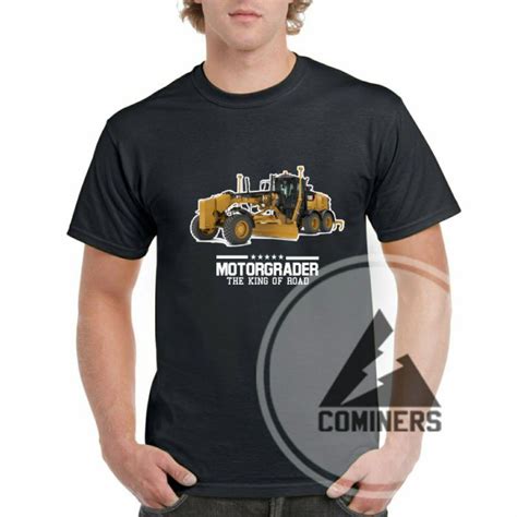 Jual Kaos Tambang Alat Berat Motor Grader The King Of Road Kaos Katun