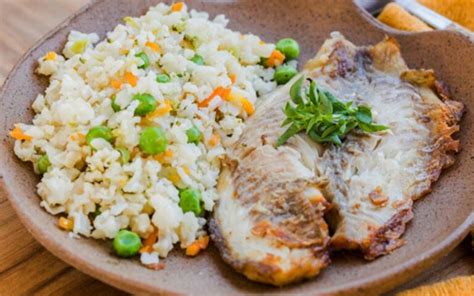 Fil De Peixe Arroz Grega G Dom Sabor Congelados Comida