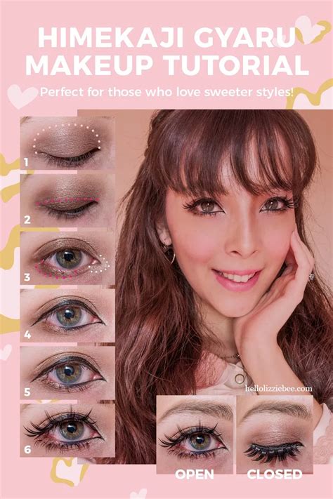 Cute Gyaru Makeup Tutorial Perfect For Himekaji Hello Lizzie Bee