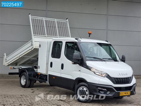 Iveco Daily 35C12 Kipper Kist Dubbele Cabine Cruise Trekhaak Tipper