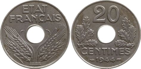 Frankreich Tat Francais Centimes Eisen Fast Vorz Glich Winz