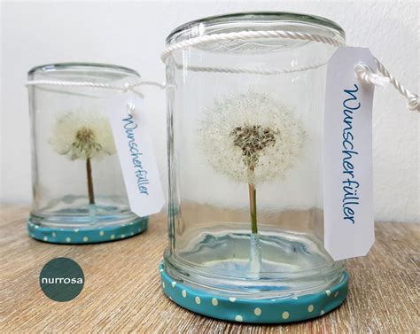 Pusteblumen Haltbar Machen Diy Nurrosa Geschenke Basteln