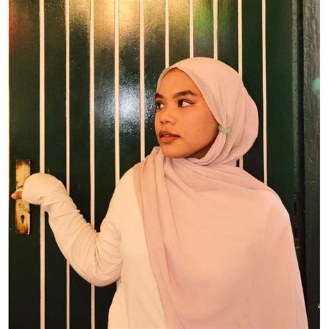 Jual Arkaiv Style Hijab Pashmina Arabian Voal Izhora Nude Pink Cantik Panjang Muslim