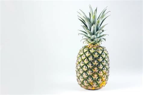 Premium Photo Ripe Pineapple Isolated On White Background