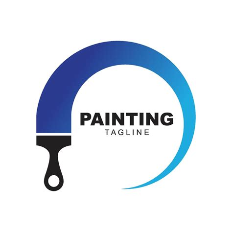 City Paint Logo House Paint Painting Services Painting Logo Vector