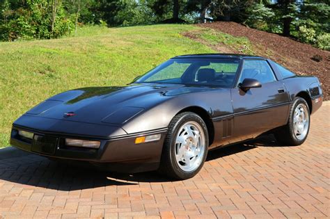 Charcoal 1990 Chevrolet Corvette