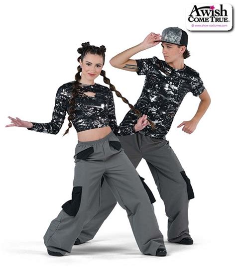 Quality, Affordable - Black/Grey Hip Hop Dance Costume