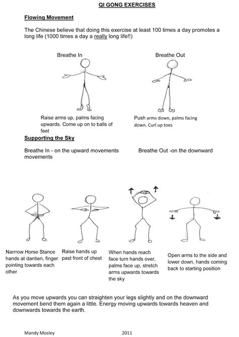 Hertfordshire Tai Chi: Resources Qi Gong Exercises - Flowing Movement ...