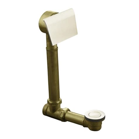 Kohler 1 5 In Vibrant Brushed Nickel Triplever Drain With Brass Pipe In