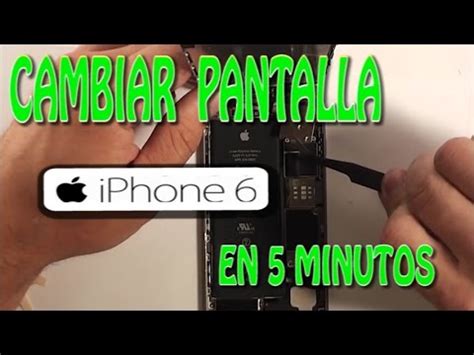 Como Reparar Cambiar IPhone 6 Pantalla Rota Facil Y Rapido En Menos