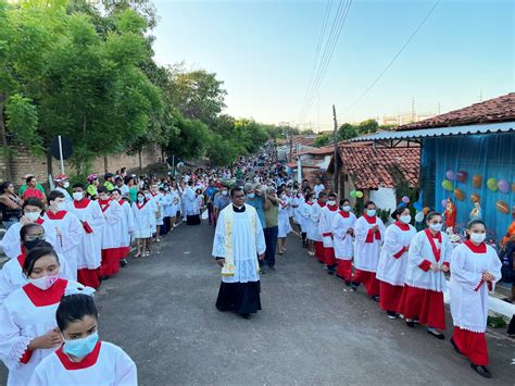 Prociss O Do Mastro Marca In Cio Dos Festejos Da Padroeira De Esperantina