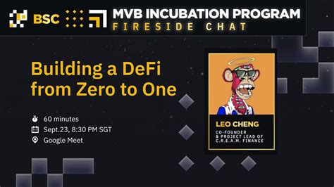 Fireside Chat With Leo Cheng BSC MVB Incubation Program YouTube