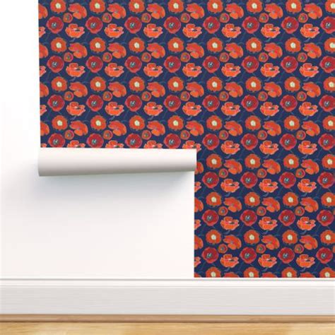 California Poppies Wallpaper | Spoonflower