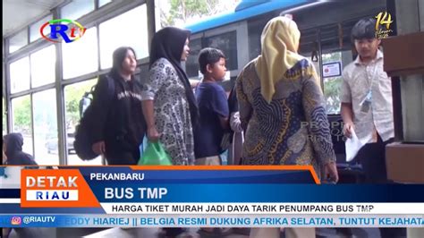 Harga Tiket Murah Jadi Daya Tarik Penumpang Bus Tmp Youtube