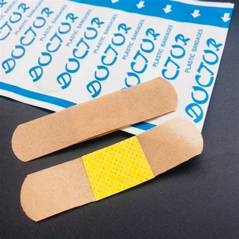 ☀100pcs Adhesive Bandage Disposable Band Aid Emergency First Aid