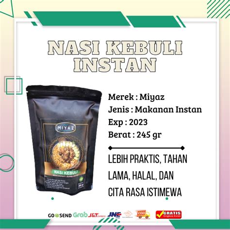 Jual Nasi Kebuli Instan Beras Basmati 200Gr Lengkap Dengan Bumbu Siap