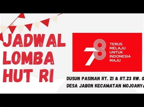 LOMBA AGUSTUSAN WARGA DUSUN PASINAN JABON MOJOANYAR MOJOKERTO YouTube