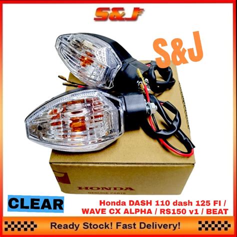 RS150 W110 CX110 ALPHA DASH SIGNAL LIGHT SMOKE CLEAR HONDA CX RS150