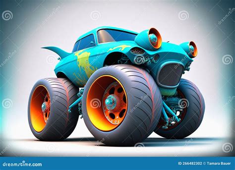 Funny Cartoon Egg Shaped Car Stock Illustration - Illustration of ...