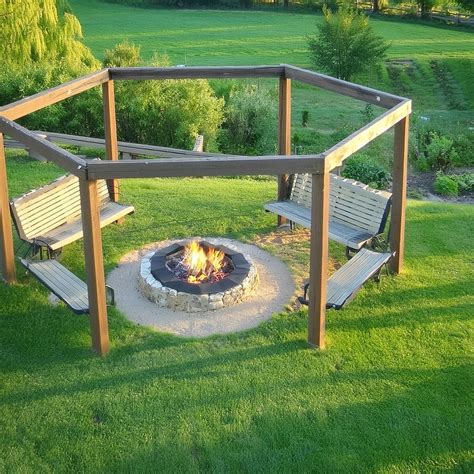 How To Diy Porch Swing Fire Pit To Enjoy And Relax In Open Air Teb Diy