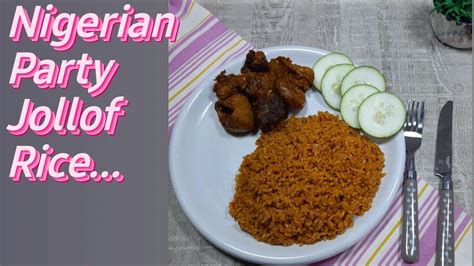 How to cook Nigerian Party Jollof Rice | Cooking, Jollof rice, Cooking ...