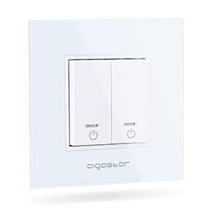 Aigostar Interruttore Wifi Smart Wall Switch Controllo Vocale Alexa